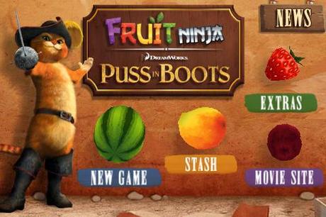 Fruit Ninja: Puss in Boots (iPod Touch)