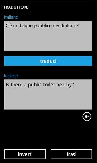 Traduttore per Windows Phone