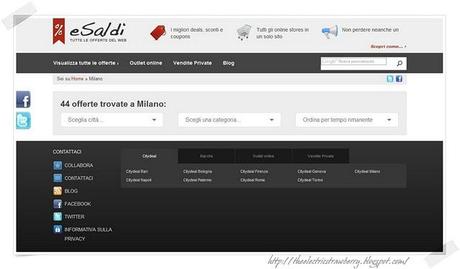 eSaldi: tutte le offerte del web in un'unica pagina