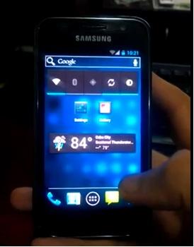 Android Ice Cream Sandwich su Samsung Galaxy S i9000 (Link Download e Video)