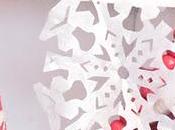 Christmas craft project: paper snowflake