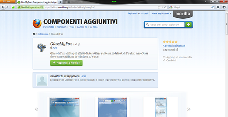 Aero Glass su Firefox, scarica subito l’add-on!