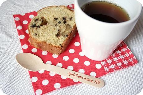 PLUM CAKE CON CIOCCOLATO E NOCI senza BURRO