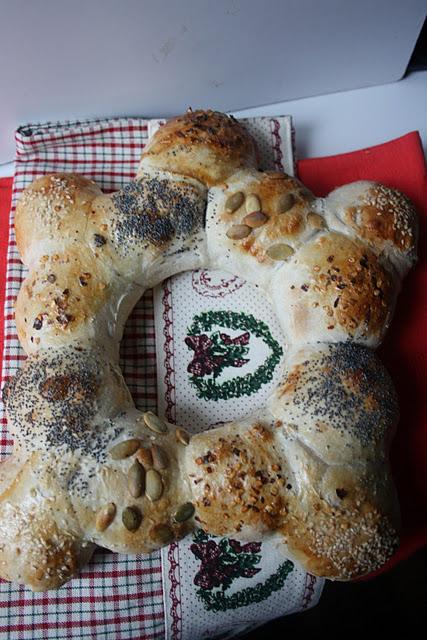 Pane natalizio a stella