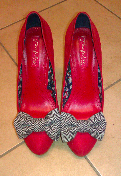 ShoeRoom #37 Little red suedette pumps ♡ (Zara TRF)