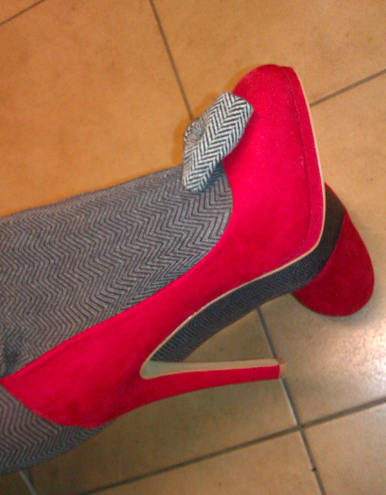 ShoeRoom #37 Little red suedette pumps ♡ (Zara TRF)