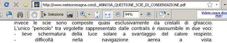 I meteorologi ammettono (implicitamente ma spudoratamente) l’esistenza delle scie chimiche