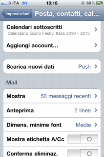 Sincronizzare la Rubrica e i Contatti di iPhone con GMail