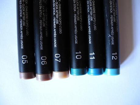 I miei Long Lasting Stick Eyeshadow di Kiko