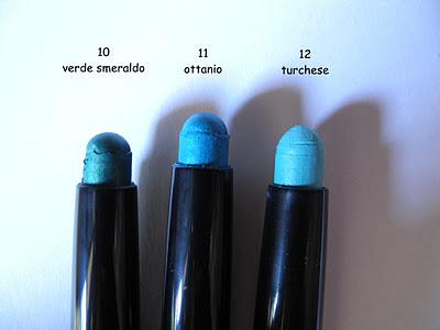 I miei Long Lasting Stick Eyeshadow di Kiko