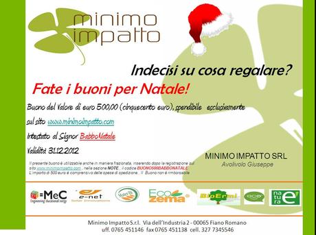 La newsletter di Minimo Impatto: Edizione Straordinaria di Natale!