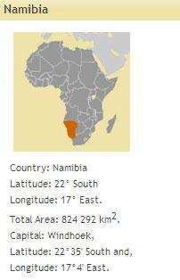 La balla spaziale caduta in Namibia