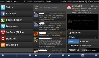 Gravity v2.50 beta Symbian