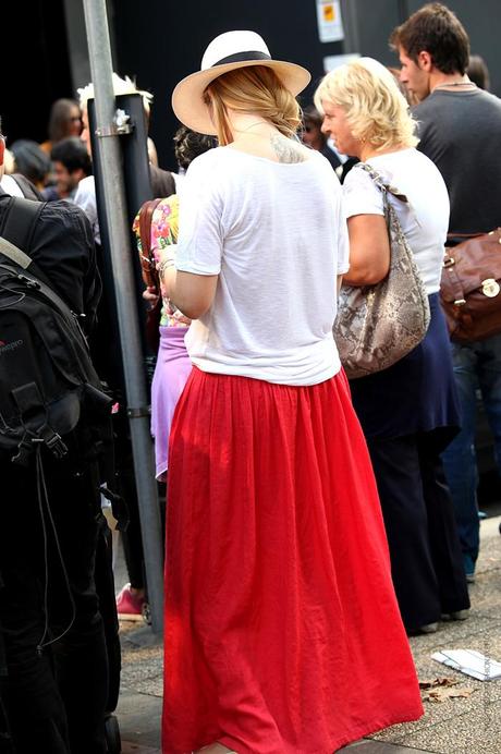 In the Street...Red & White