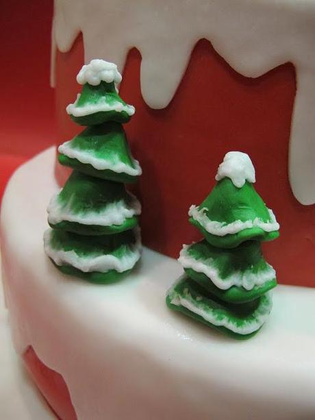 Christmas Birthday cake