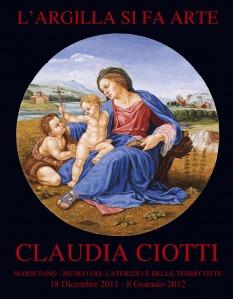 A Marsciano con Claudia Ciotti “L’argilla si fa arte”