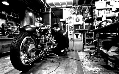 Rude Gallery meets Hide Motorcycle