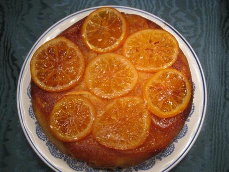 Tarte aux clémentines confites