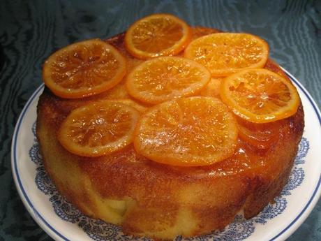 Tarte aux clémentines confites