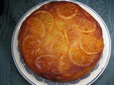 Tarte aux clémentines confites