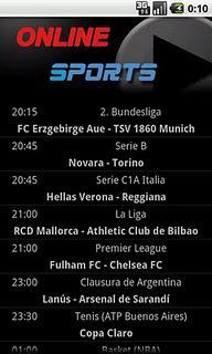Live sport in streaming sul nostro DROID! Live sport in streaming sul nostro DROID!