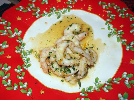 Ricette per le feste - Gamberi all'arancia