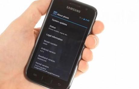 Galaxy S Android 4 Ice Cream Sandwich Arrivata la ROM : Video