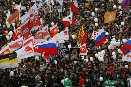 Protesta contro Putin Russia A Mosca 100.000 e più cittadini in piazza contro i brogli elettorali