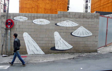 graffiti minimal esempi di street art