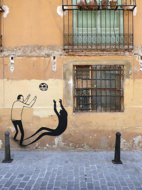 graffiti minimal esempi di street art