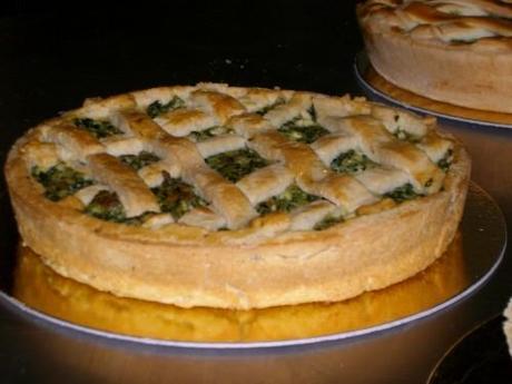 Crostata con spinaci e ricotta