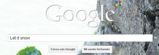 Let it snow: far nevicare nel pc con Google