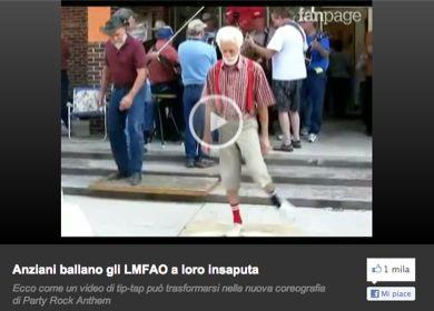 Anziani che ballano il tip-tap al ritmo di Party Rock Anthem (VIDEO)
