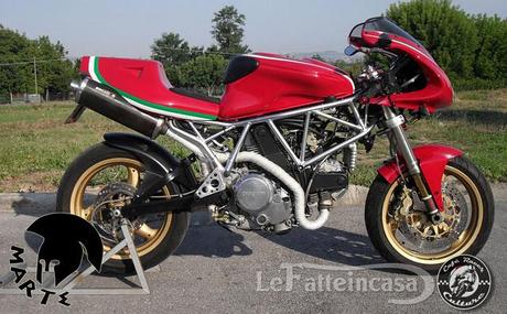 Lefatteincasa : Ducati SS750 by Marte