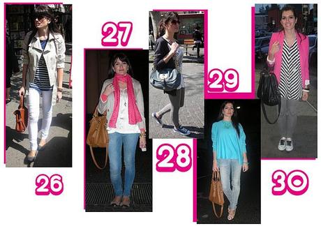 100 outfits of 2011