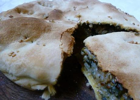 tortino di carciofi (aghinaropita)