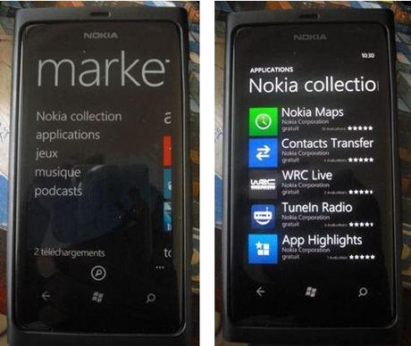 Sottosezione “Nokia Collection” nel MarketPlace