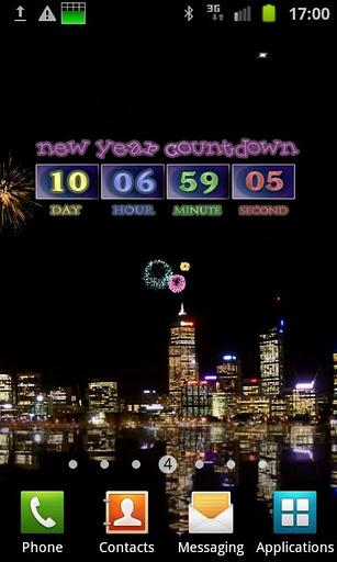 Sfondo Animato Live Wallpaper : 2012 New Year Countdown