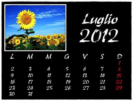 IL MIO CALENDARIO 2012