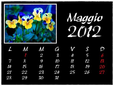 IL MIO CALENDARIO 2012