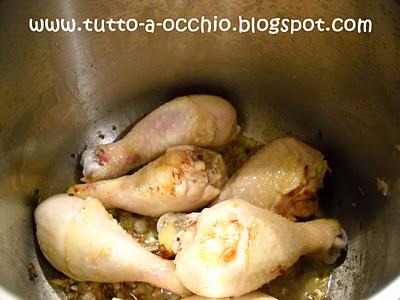 A Babbo Natale piace la cucina - Cosce di pollo con crema di verdure in pentola a pressione