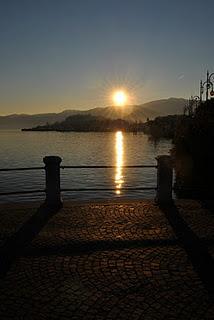 Visioni di un luminoso inverno sul lago Maggiore.