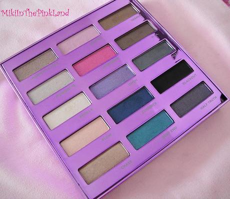 Urban Decay: 15th Anniversary, swatches.