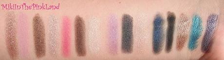 Urban Decay: 15th Anniversary, swatches.