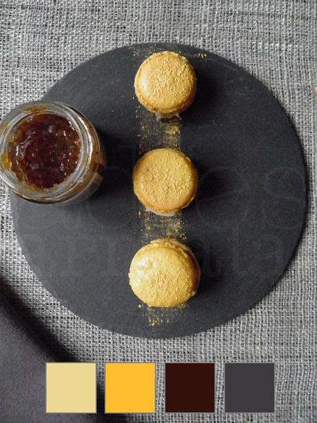 Macaron oro: zafferano, cipolla e… un tocco salato