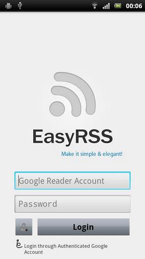 EasyRSS : Feed Reader semplice e sempre aggiornato