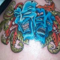 foto-sfondi-tatuaggi-colorati-maschere-azzurre
