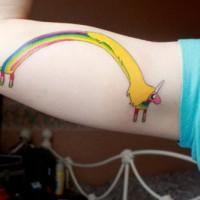 foto-sfondi-tatuaggi-colorati-unicorno-arcobaleno