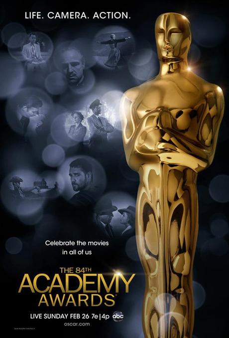 Un poster celebrativo per gli 84° Accademy Awards