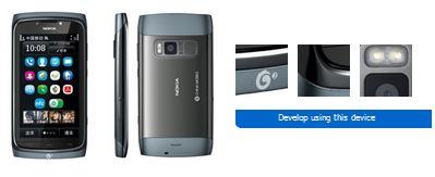 Specifiche tecniche del Nokia 801T
